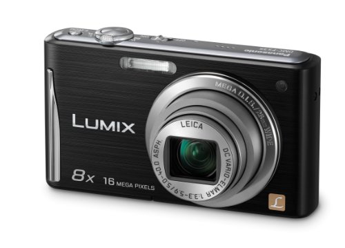Panasonic Lumix DMC-FS35EG-K Digitalkamera (16 Megapixel, 8-fach opt. Zoom, 6,7 cm (2,7 Zoll) Display, bildstabilisiert) schwarz