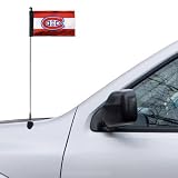 NHL Montreal Canadiens 4'' x 5.5'' Red-White Antenna Flag