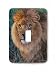 Stalking Lion Decorative Steel Switchplate Cover