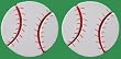 Baseball Quilt Clips - Set of 2