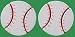 Baseball Quilt Clips - Set of 2