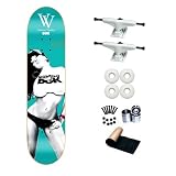 DGK Vanessa Veasley Teal 8.25 Skateboard Complete Deck