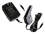 Pwr+® ! Extra Long Cord ! 2 in 1 Combo Ac Adapter + Car Charger for Sandisk Velocity Micro Cruz Ereader R101 R103 7-inch Android Color Ebook Reader Tablet Pc Pad Dc Power Supply Adaptor
