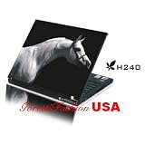 Laptop Notebook Skins Sticker Cover H240 Horse Decal (2 Free touch pad decals)