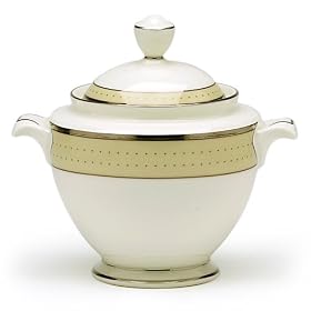 Noritake Cameroon Sand Sugar Bowl with Cover by Noritake