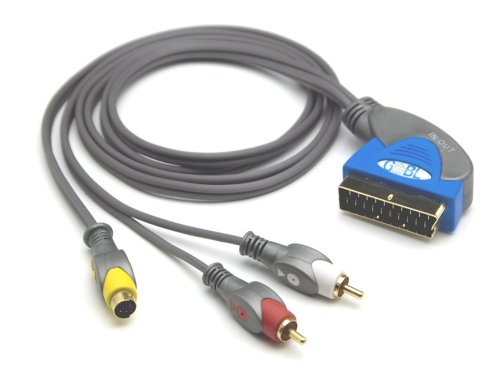 G&BL Scart - 2 RCA / 1 SVHS (bidirektional, OCC, Gold) 1,0m Preisvergleich