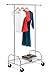 Honey-Can-Do Bottom Shelf Expandable Chrome Garment Rack