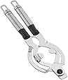 Leifheit Extra Wide Stainless Steel Jar Opener, Black and Silver