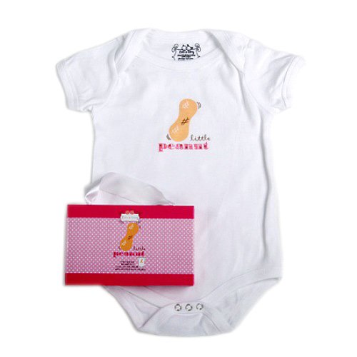 Bibi & Mimi Peanut Bodysuit, 0 to 6 Months