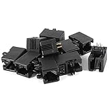 uxcell RJ11 4P4C　PCBマウントソケットコネクタ　ジャックソケット　モチュールプラグジャック　10個入り