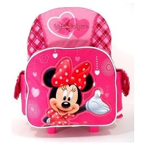 Disney Minnie Mouse Large Rolling Backpack - Sweet Love