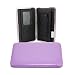 Leatherette Violet Purple Large Flat Clutch Opera Wallet