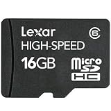 Lexar High-Speed 16GB Class 6 micro SDHC Flash Memory Card LSDMI16GBSBNAR