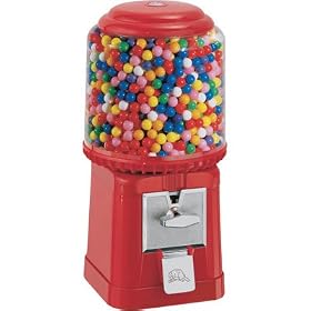 Beaver Machine Gumball Machine - Red, Model# AB16R by Beaver Machine Corp.