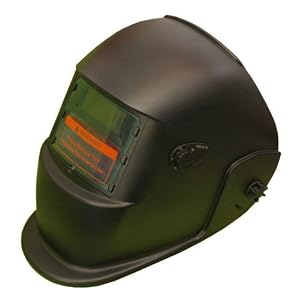 Solar Auto Darkening Welding & Grinding Helmet Flat Black