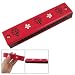 Como Flower Ladybug Decor Red Double Holes Wooden Mouth Organ Harmonica