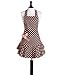 Jessie Steele Brown & Pink Polka Dot Josephine Apron