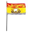 New Brunswick Flag 4 x 6 inch