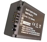 WEISS - Replaces the BLB13 for Panasonic Lumix DMW-BLB13 / DMW-BLB13E with upgrade version 1.4 (900 mAh)