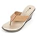 White Mountain Women Ray Wedge Sandals