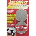 Waxman 4710495N 2-1/2-Inch Felt Bottom Round Furniture Sliders, Brown