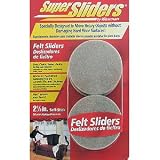 Buy : Waxman 4710495N 2-1/2-Inch Felt Bottom Round Furniture Sliders, Brown