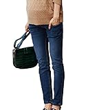 Angeliebe エンジェリーベ 裏 起毛 スキニー パンツ L ブルー