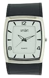 Image of Smart Analogue Watch White Dial Black Strap
