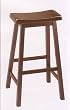 "Asian Inspired" Oak Finish Stool
