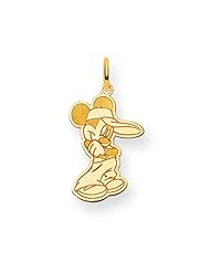 Disneys Mickey Mouse Charm in 14 Karat Gold