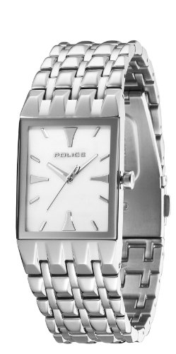 Police Women's PL-12743LS/28M Engage White Dial Stainless Steel Band Watch
