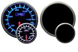 Oil Pressure Gauge-with Peak and Warning Electrical Blue/white Premium Series 52mm (2 1/16 Oil Pressure Gauge-with Peak and Warning Electrical Blue/white Premium Series 52mm (2 1/16