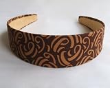 Formal Brown Cotton Headband