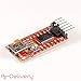 AZDelivery FTDI Serial Adapter FT232RL USB to TTL 3.3V 5V Module Mini Port for Arduino and Raspberry Pi Including Free eBook!