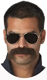 Dark Brown Moustache