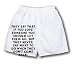 White Boxer Short with They say that if you love someone you should let them go, but ...