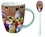 Winter Warmers Chocolate Time Meerkats Hot Chocolate Mug Set