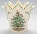 Spode Christmas Tree-Green Trim Pierced Wine Cooler, Fine China