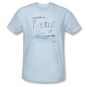 Buy fun boating accessories - Wham-O - Mens Fun Boat T-Shirt In Light Blue, Size: XX-Large, Color: Light Blue