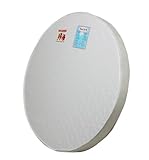 Dream On Me 4" Round Crib Mattress, White