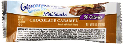 Glucerna Nutrition Bars Mini Snacks, Chocolate Caramel