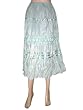 Cotton Green Women Tiered Boho Designer Skirt 30"