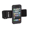 Tuneband for iPhone 5, Grantwood Technology's Armband, Silicone Skin, and Front Screen Protector, Black