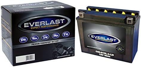 EverLast C50-N18A-A 12V Conventional Battery with Acid Pack (8 1/16 L X 3 9/16 W X6 15/16 H)