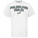 Reebok Philadelphia Eagles White Double Arched T-shirt