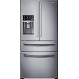 SAMSUNG RF28HMEDBSR French Door Refrigerator, 28 Cubic Feet, Stainless Steel