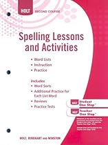 [B.O.O.K] Elements of Language: Spelling Lesson Activities Grade 8 D.O.C