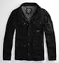 Legendary Goods Layne Military Fleece Jacket - Black X Lrg