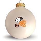 Glass Ornament - Basketball Fanatic (Female)