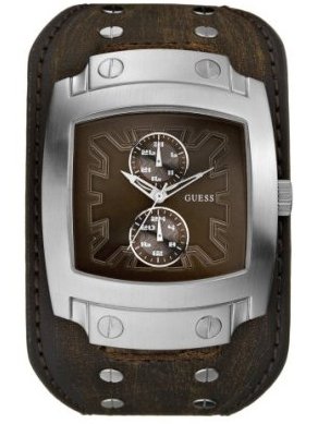 Guess Men's Watches Guess Trend Gents Leather Strap W13067G1 - WW